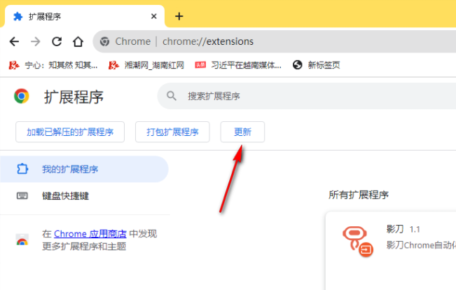 谷歌浏览器如何更新所有扩展5