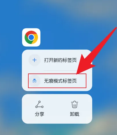 手机版谷歌浏览器怎么开启无痕模式3