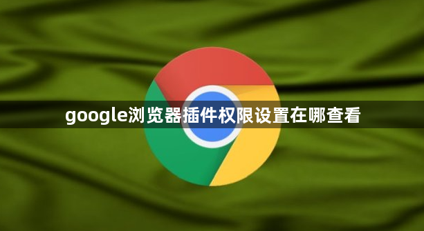google浏览器插件权限设置在哪查看1