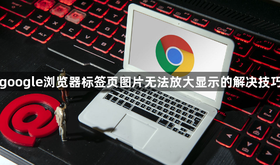 google浏览器标签页图片无法放大显示的解决技巧1