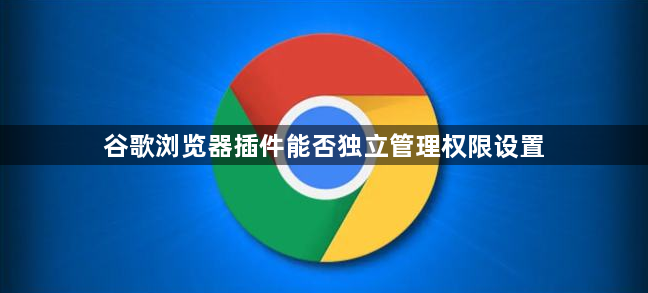 谷歌浏览器插件能否独立管理权限设置1