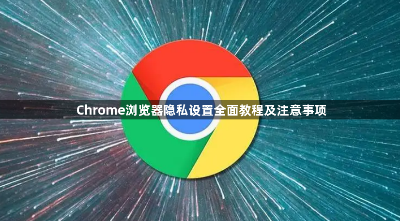 Chrome浏览器隐私设置全面教程及注意事项1