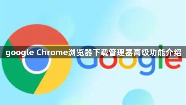 google Chrome浏览器下载管理器高级功能介绍1