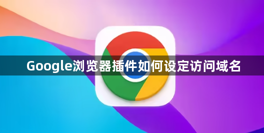 Google浏览器插件如何设定访问域名1