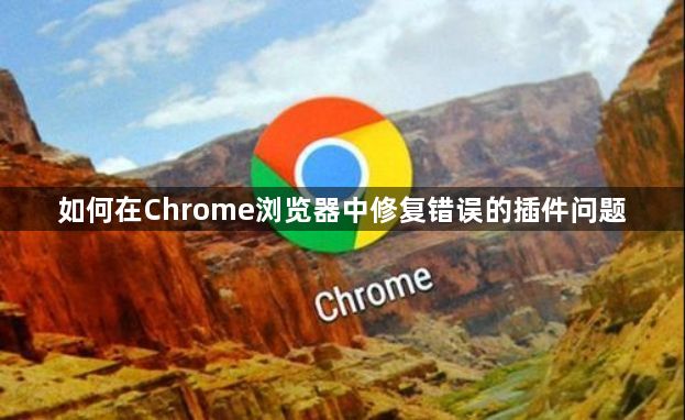 如何在Chrome浏览器中修复错误的插件问题1