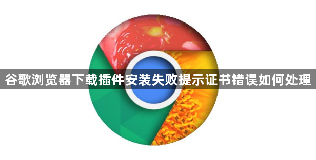 谷歌浏览器下载插件安装失败提示证书错误如何处理1