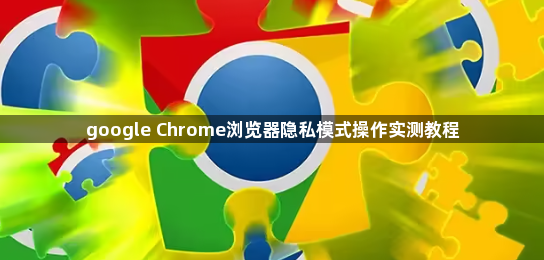 google Chrome浏览器隐私模式操作实测教程1