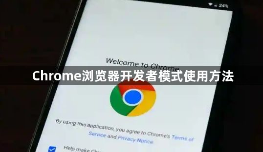 Chrome浏览器开发者模式使用方法1