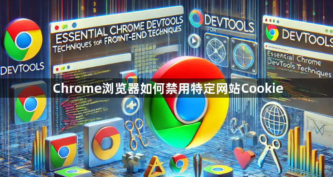 Chrome浏览器如何禁用特定网站Cookie1