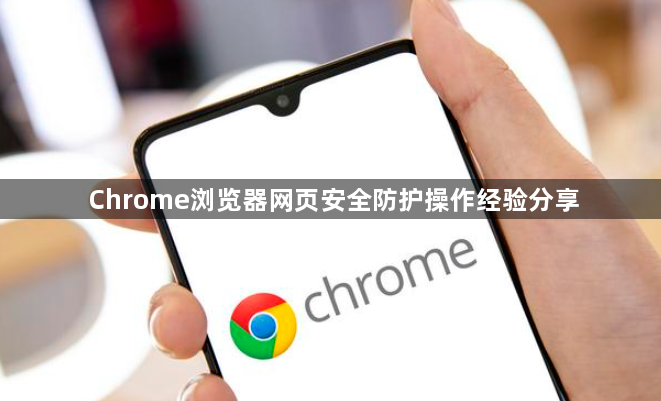 Chrome浏览器网页安全防护操作经验分享1