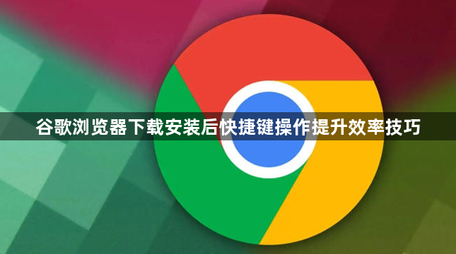 谷歌浏览器下载安装后快捷键操作提升效率技巧1