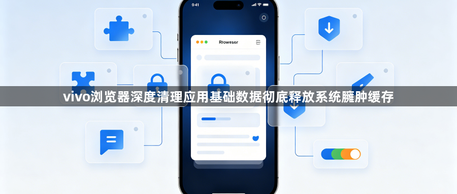 vivo浏览器深度清理应用基础数据彻底释放系统臃肿缓存1