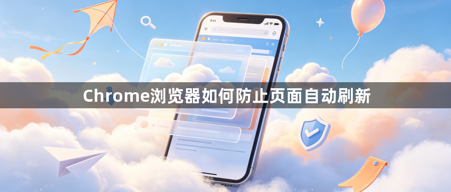 Chrome浏览器如何防止页面自动刷新1