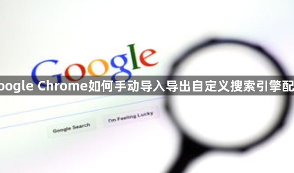 google Chrome如何手动导入导出自定义搜索引擎配置1