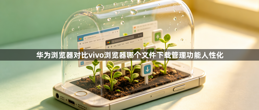 华为浏览器对比vivo浏览器哪个文件下载管理功能人性化1