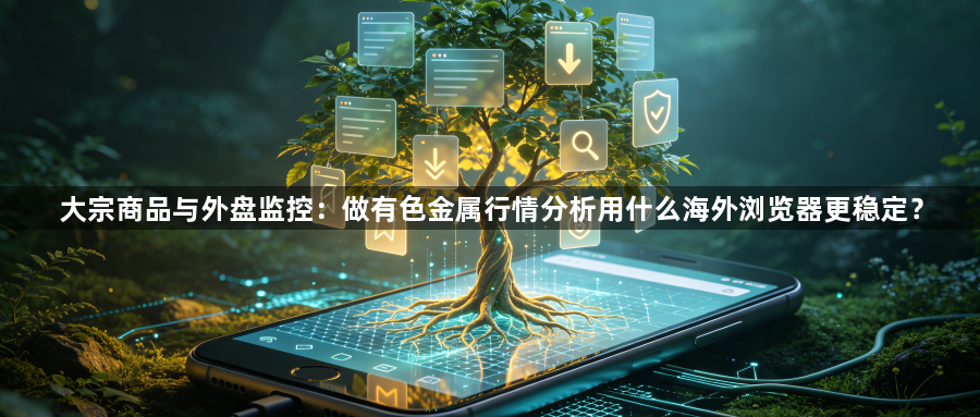 大宗商品与外盘监控：做有色金属行情分析用什么海外浏览器更稳定？1