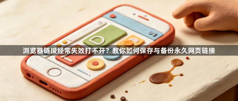 浏览器链接经常失效打不开?教你如何保存与备份永久网页链接1