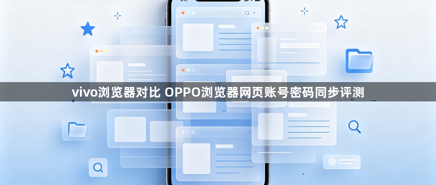 vivo浏览器对比 OPPO浏览器网页账号密码同步评测1