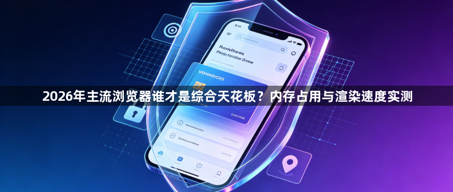 2026年主流浏览器谁才是综合天花板？内存占用与渲染速度实测1