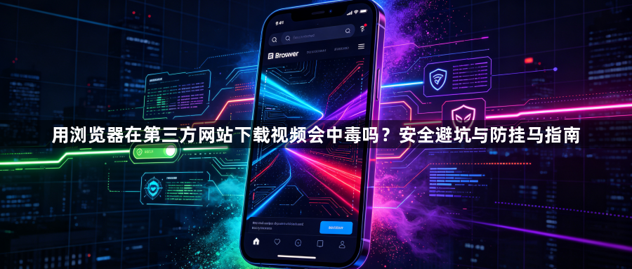 用浏览器在第三方网站下载视频会中毒吗？安全避坑与防挂马指南1