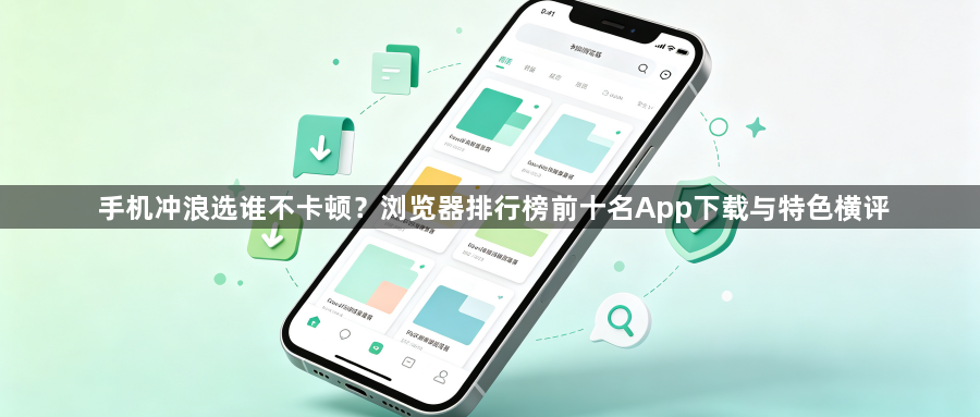 手机冲浪选谁不卡顿？浏览器排行榜前十名App下载与特色横评1