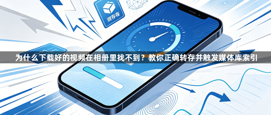 为什么下载好的视频在相册里找不到？教你正确转存并触发媒体库索引1