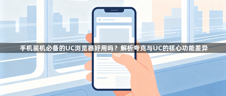 手机装机必备的UC浏览器好用吗?解析夸克与UC的核心功能差异1