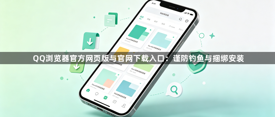 QQ浏览器官方网页版与官网下载入口：谨防钓鱼与捆绑安装1