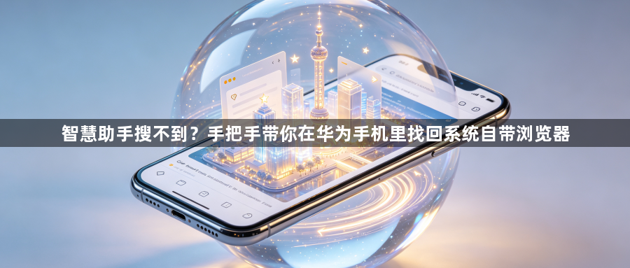 智慧助手搜不到？手把手带你在华为手机里找回系统自带浏览器1