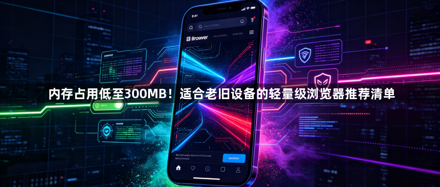内存占用低至300MB！适合老旧设备的轻量级浏览器推荐清单1