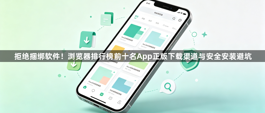 拒绝捆绑软件！浏览器排行榜前十名App正版下载渠道与安全安装避坑1