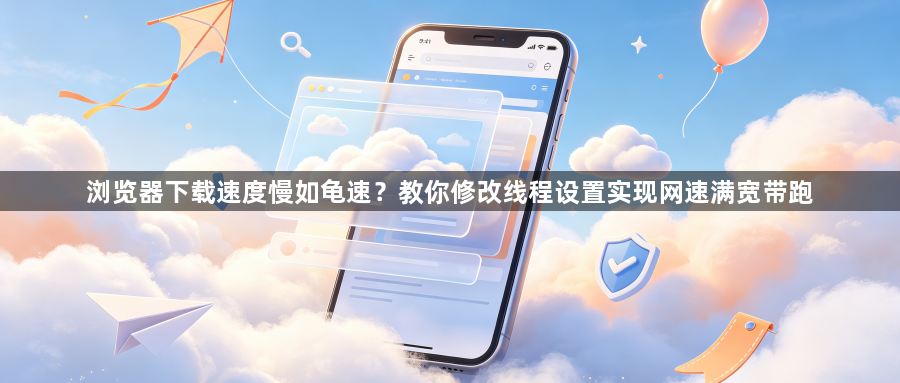 浏览器下载速度慢如龟速？教你修改线程设置实现网速满宽带跑1