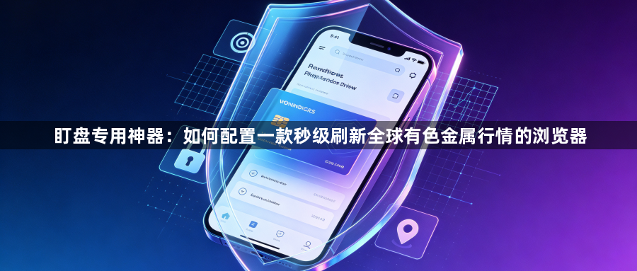 盯盘专用神器：如何配置一款秒级刷新全球有色金属行情的浏览器1