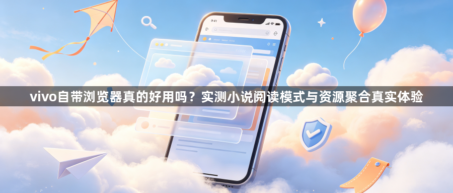 vivo自带浏览器真的好用吗？实测小说阅读模式与资源聚合真实体验1