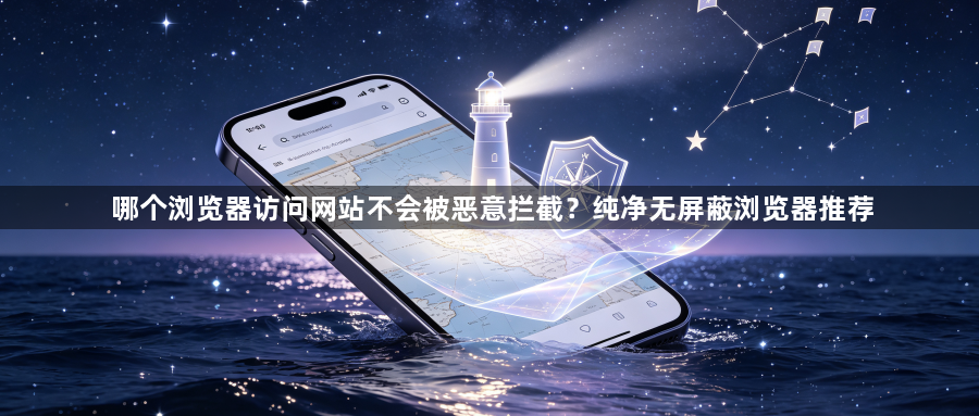 哪个浏览器访问网站不会被恶意拦截？纯净无屏蔽浏览器推荐1